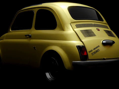 Abarth 595 Esseesse 3D Model