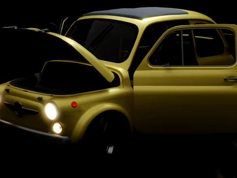Abarth 595 Esseesse 3D Model