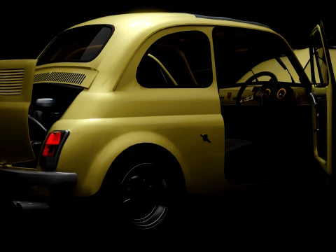 Abarth 595 Esseesse 3D Model