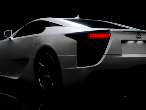 Lexus LFA 3D Model