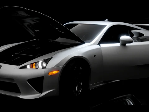 Lexus LFA 3D Model