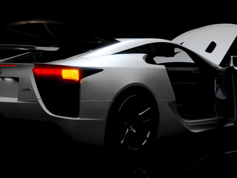 Lexus LFA 3D Model