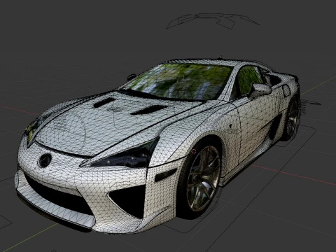 Lexus LFA 3D Model