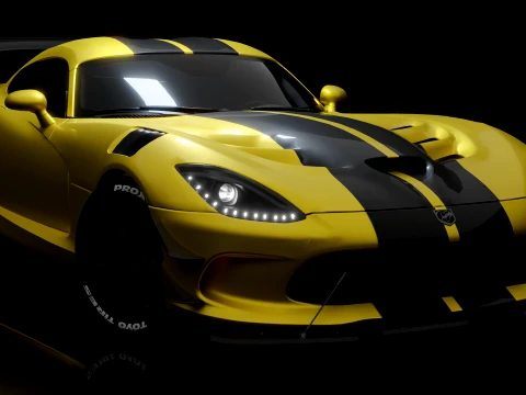 Dodge Viper ACR Extreme 3D Model