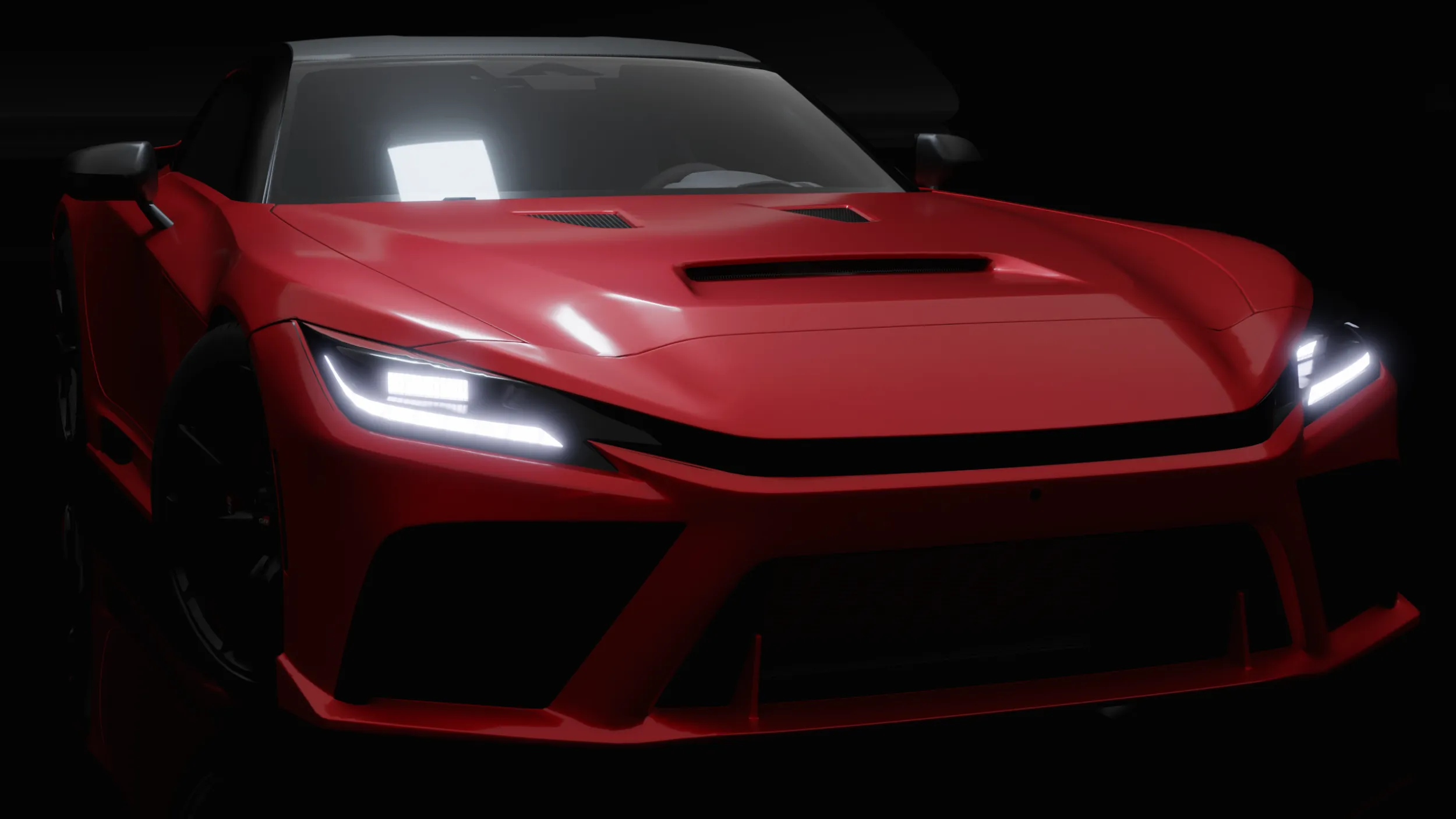 トヨタ GR GT 3Dモデル .c4d .max .obj .3ds .fbx .stl .blend