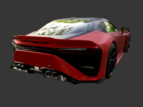 トヨタ GR GT 3Dモデル