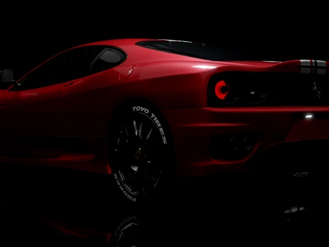 Ferrari 360 Challenge Stradale 3D Model