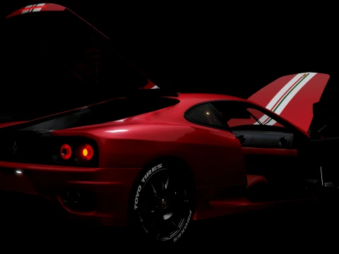 Ferrari 360 Challenge Stradale 3D Model