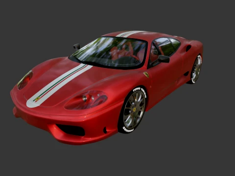 Ferrari 360 Challenge Stradale 3D Model
