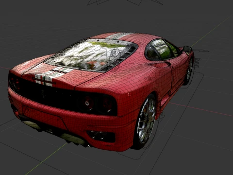 Ferrari 360 Challenge Stradale 3D Model