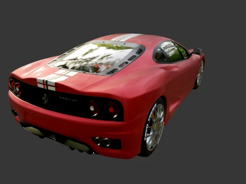 Ferrari 360 Challenge Stradale 3D Model