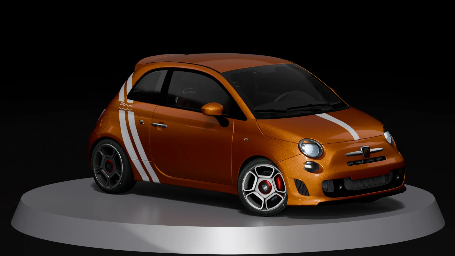 Abarth OgL89Qg 3D Model .c4d .max .obj .3ds .fbx .stl .blend
