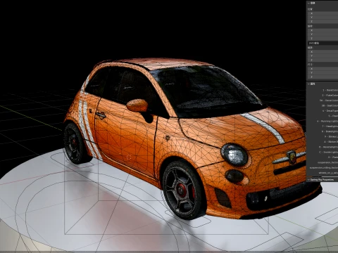 Abarth OgL89Qg 3D Model