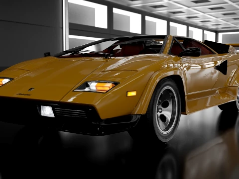 Countach LP400 3D Model