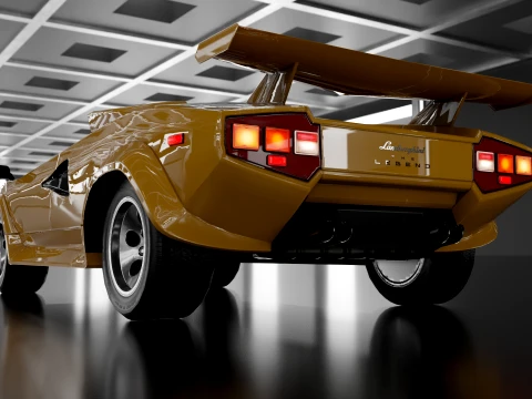 Countach LP400 3D Model
