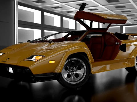 Countach LP400 3D Model