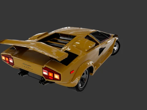 Countach LP400 3D Model