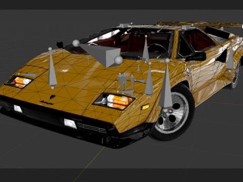Countach LP400 3D Model