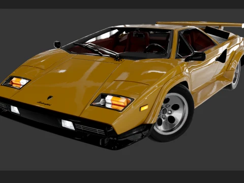 Countach LP400 3D Model