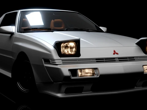 MitsubishiStarionESI-R Modello 3D
