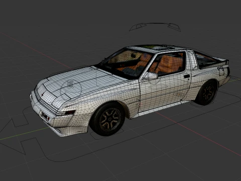 MitsubishiStarionESI-R 3D Modell
