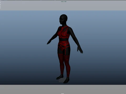Diamond Lingerie 3D Model