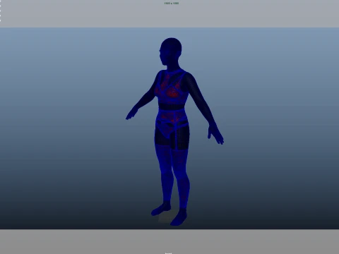 Diamond Lingerie 3D Model