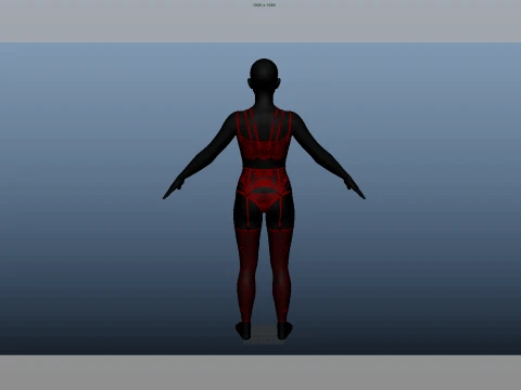 Diamond Lingerie 3D Model