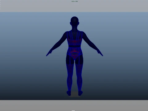 Diamond Lingerie 3D Model