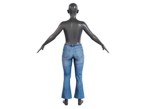 Jeans 3D Model