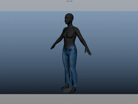Jeans 3D Model