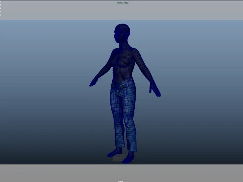 Jeans 3D Model