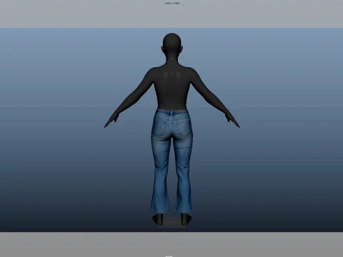 Jeans 3D Model