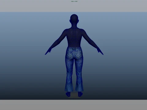Jeans 3D Model