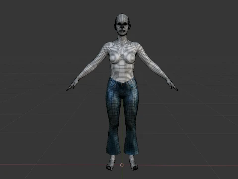 Jeans 3D Model