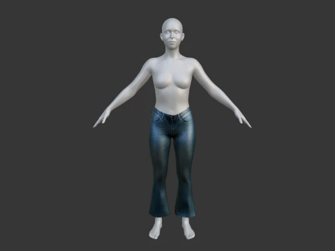 Jeans 3D Model