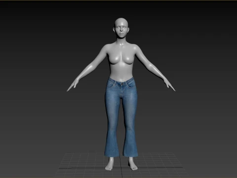 Jeans 3D Model