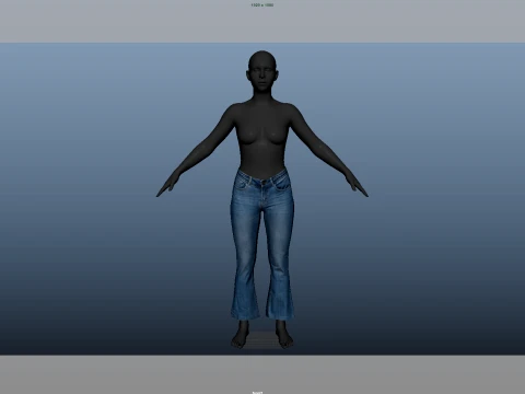 Jeans 3D Model