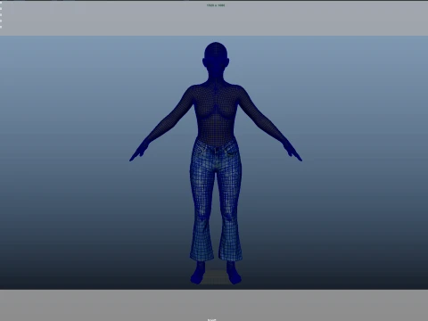 Jeans 3D Model