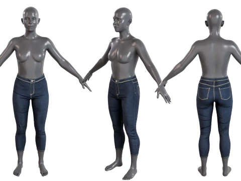 Jeans Modello 3D