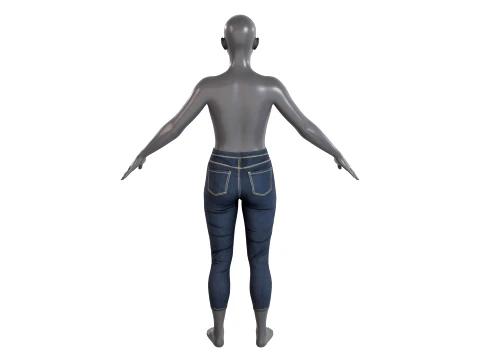 Jeans 3D Model