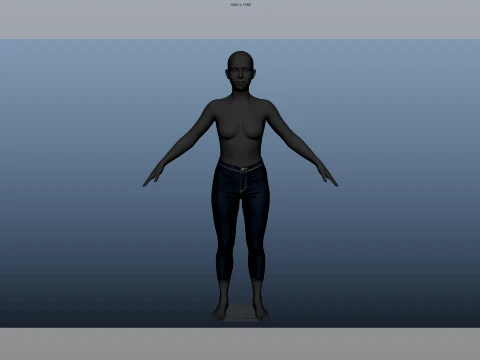 Jeans 3D Model