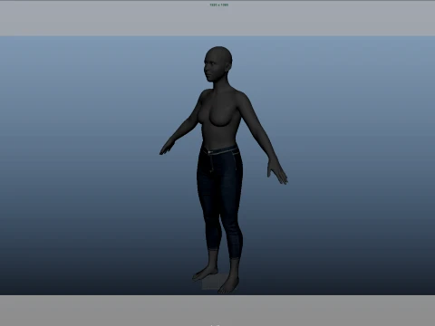 Jeans 3D Model