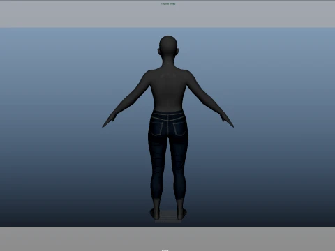 Jeans 3D Model