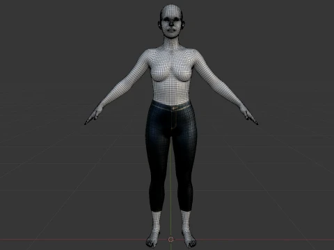 Jeans 3D Model