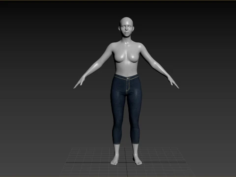Jeans 3D Model