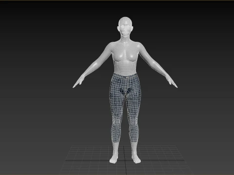 Jeans 3D Model