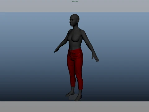 Jeans 3D Model