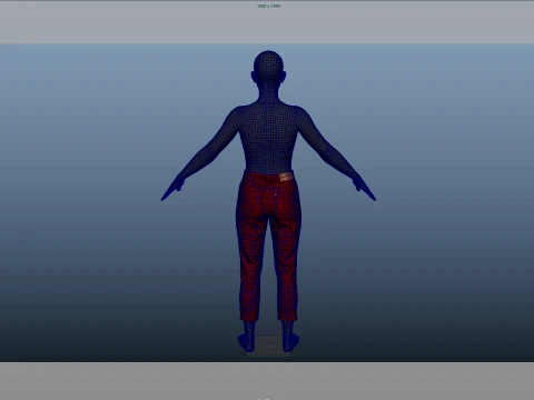 Jeans 3D Model