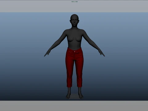 Jeans 3D Model